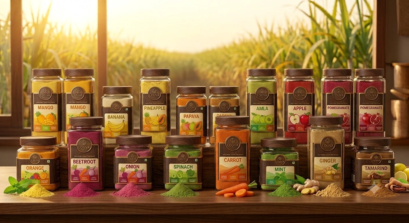 Organic powders & jars