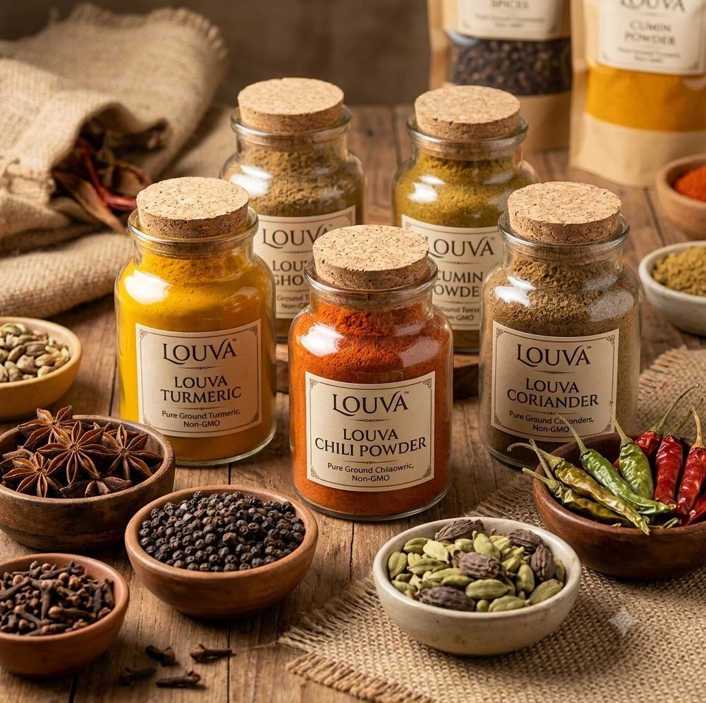 Spice powder jars